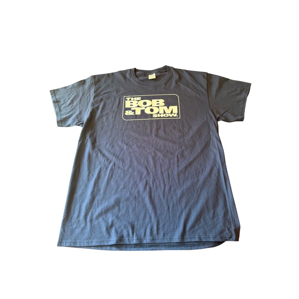 T-Shirt Navy Blue The Bob & Tom Show Graphic Crew Neck XL